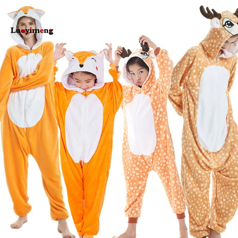 

New Stitch Flannel Winter Anime Cosplay Pajamas Onesie Hooded Unicorn Party Wear Long Sleeve Halloween Costumes Women