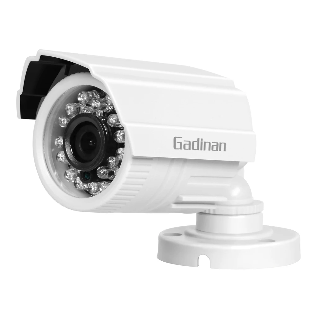GADINAN AHD Bullet Camera 1MP 1.3MP 2MP 3MP 4MP Full HD CCTV Outdoor Security IR Cut Night Vision With 24PCS IR LED ABS Plastic best outdoor security cameras