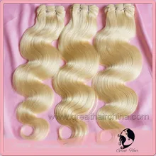 clip Slavic Real Hair Blonde Body Wave Natural Humano Hair Extension, 16″-26″ 613# Remy Hair Weaving 1 Piece/Lot, Free Shipping