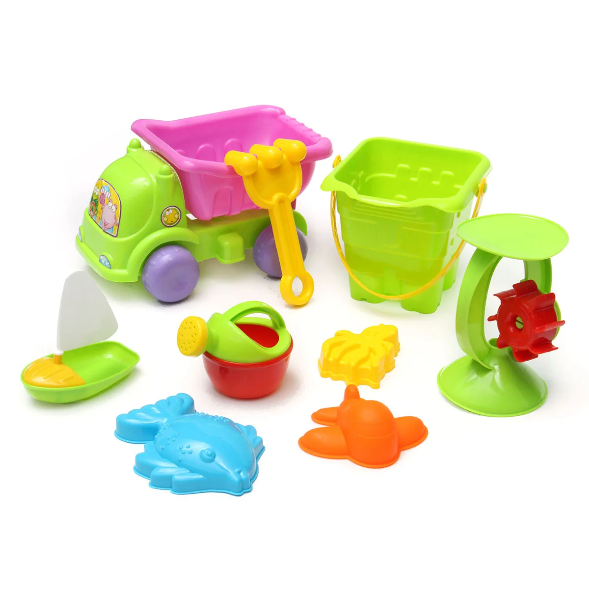 

28 Pcs/set Sand Truck Bucket Spade Beach Seaside Pit Play Kid Seaside Water Toys Set Funny Summer Toy Gift For Children