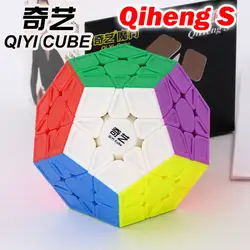 Волшебный куб, головоломка, QiYi XMD QiHeng S megaminxeds megamin x стикерная профессиональная Додекаэдр 12 Сторон, скоростной кубик, игрушки для игры