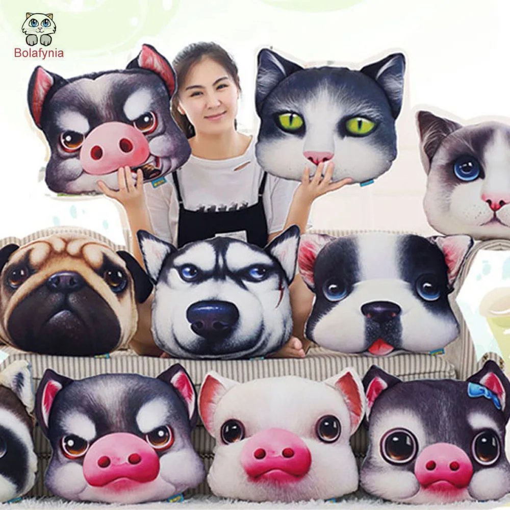 Children Stuffed Plush Toy Dog Cat Pig Pillow Blanket Baby Kids Christmas Birthday Valentine's Day Gift | Игрушки и хобби