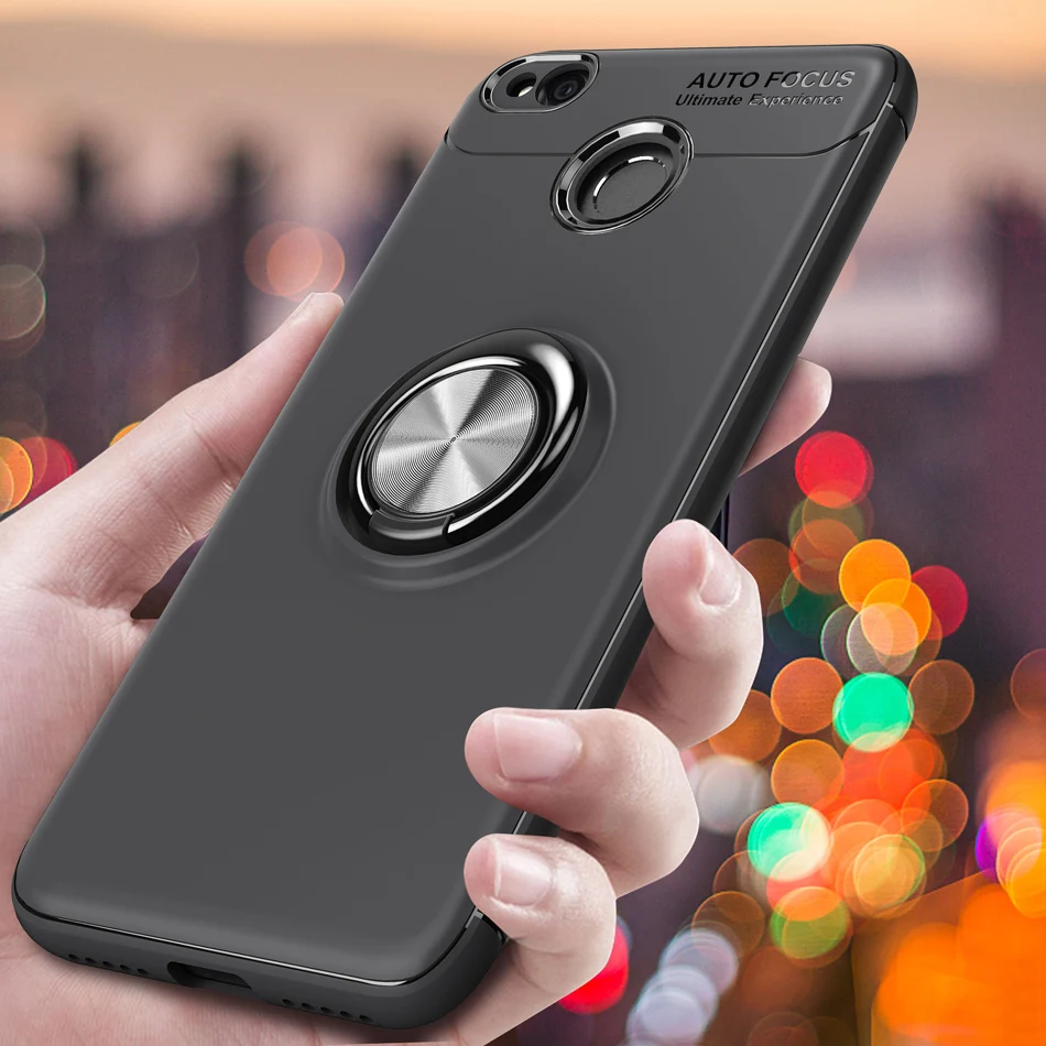 Чехол для Xiaomi Redmi 4X чехол автомобильный держатель подставка магнитный кронштейн