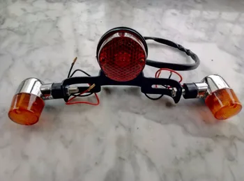 

Vintage Flashers Motorcycle Rear Indicator Turn Signals Lights With Tail Brake Light