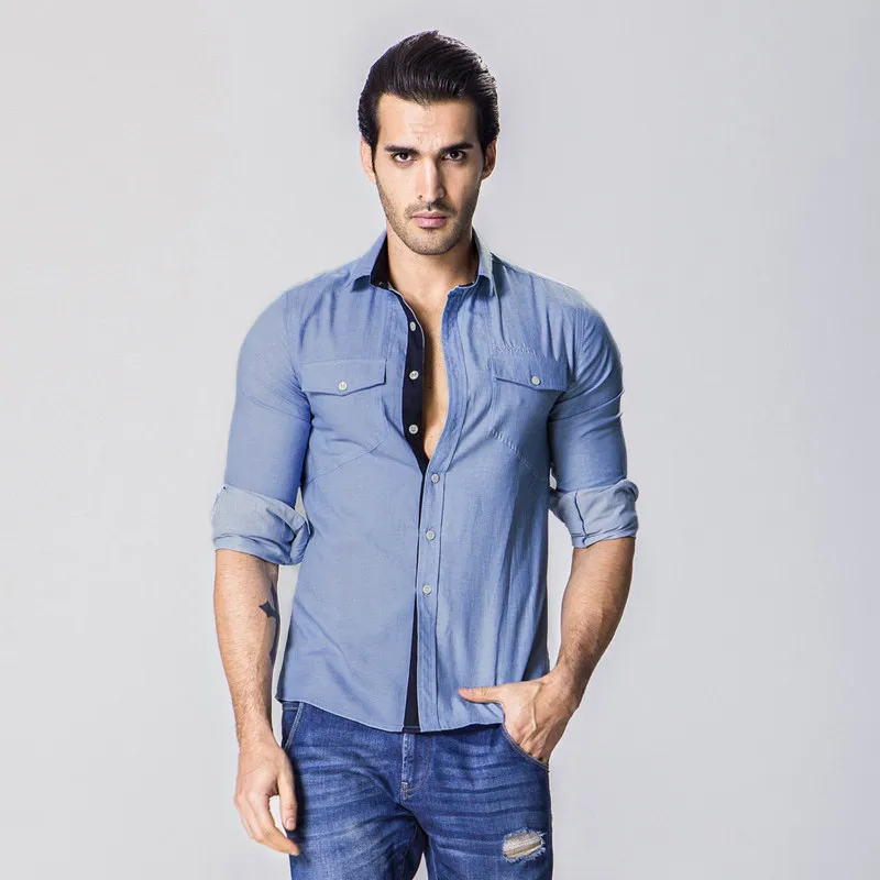 new model jeans and shirt