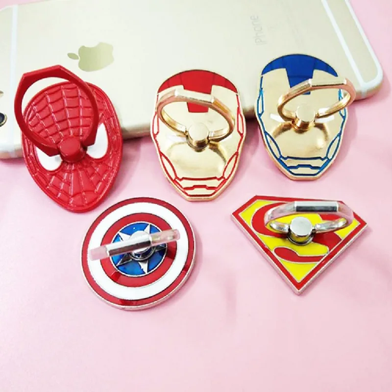 

Avengers Captain America Shield Spiderman Batman Toy Superhero Hulk Iron Man Action Toy Figures Toy Support Phone