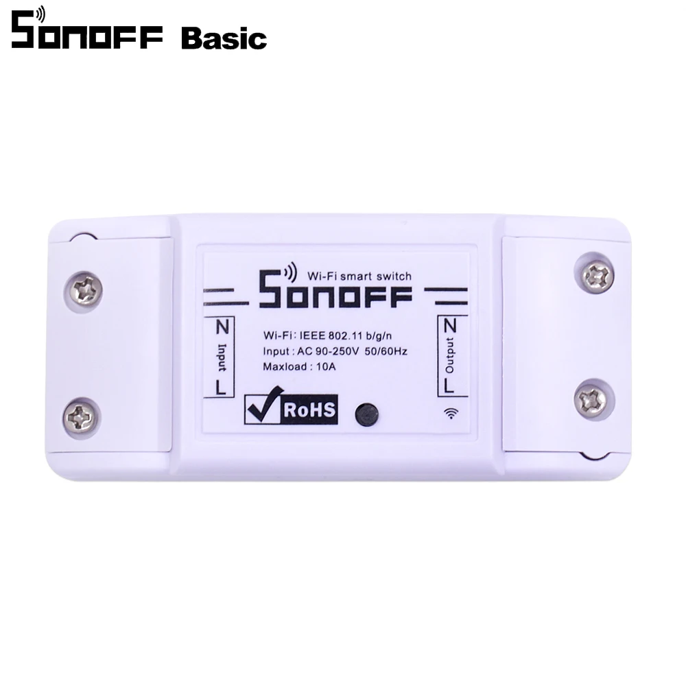 Itead Sonoff Basic переключатель Wi Fi Беспроводной дистанционного DIY автоматический