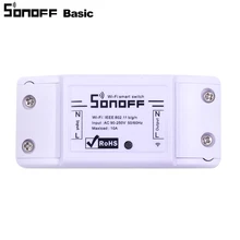 Itead Sonoff – interrupteur Wifi Basic, télécommande sans fil, lumière automatique, domotique, Module relais, contrôleur, fonctionne avec Alexa