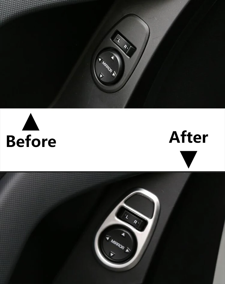 Автомобильные аксессуары подходят для Creta IX25 ABS двери подлокотник зеркало заднего вида Кнопка регулировки крышки отделка модлинг Гарнир