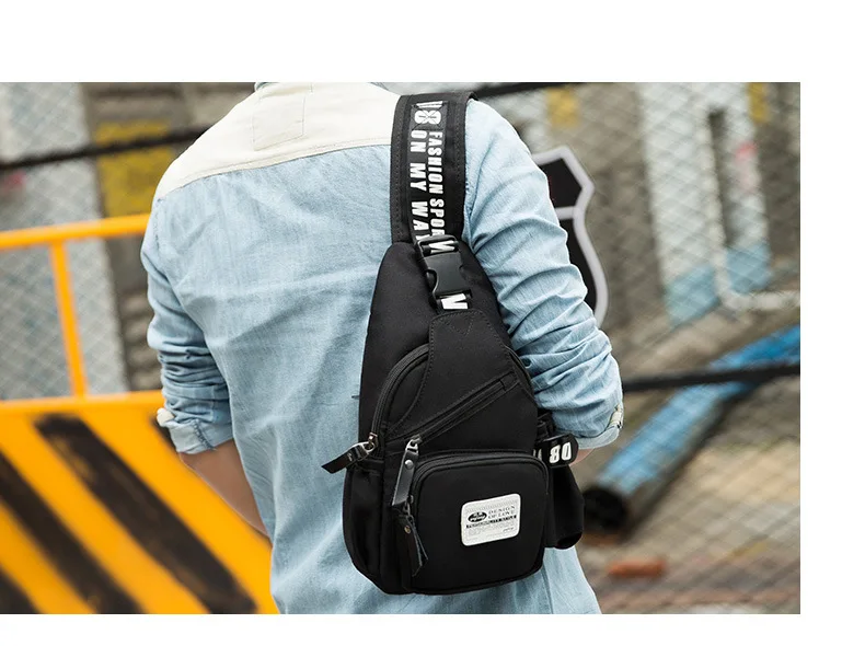 Male Sling Bag Oxford Men Messenger Bag Brand Chest Pack Multifunctional man fashion Chest Bags men's Small shoulder Travel Bag