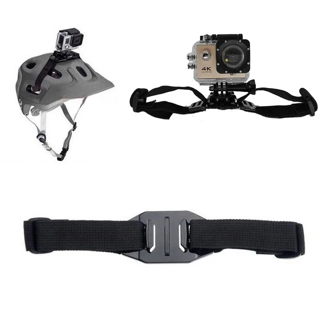Go Pro Accessoires Réglable Casque Fixation de la Dragonne pour Xiaomi Yi pour GoPro Hero 6
