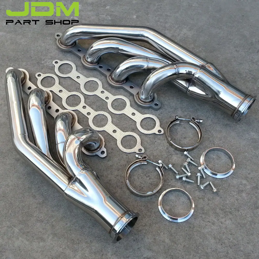 For Chevy Small Block 4-1 Design Stainless Steel Exhaust Header Manifold V8 LS1 LSX 