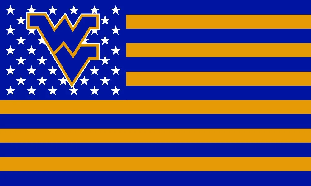 West Virginia Mountaineers Nation Flag 3ft x 5ft Polyester NCAA Banner