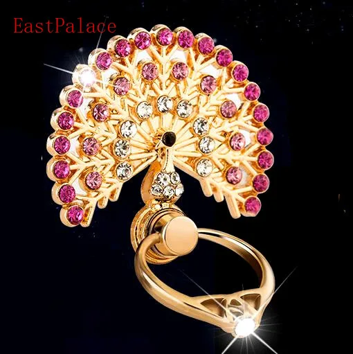 

Phone Holder 360 Finger Ring 3D Kawaii for Iphone 5s 6 8 5c 6s 7 Plus Samsung S8 S7 Peacock Bird Magnetic Mobile Stand Wholesale