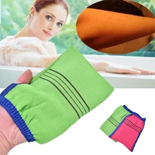 1 Pc Doccia Spa Exfoliator su Due Lati da Bagno Guanto di Pulizia Del Corpo Scrub Guanto Sfregamento di Rimozione Della Pelle Morta Magic Peeling guanto