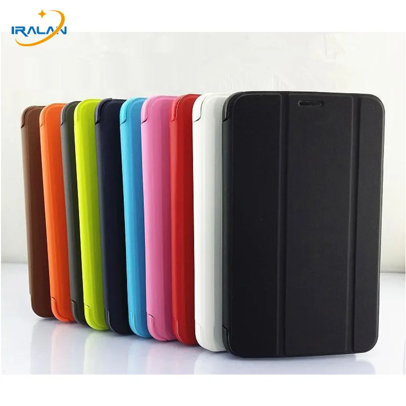 

2018 Hot Business Luxury Slim Case for Samsung Galaxy Tab 3 Lite T110 T111 7 inch Tablet folio tablet pu leather cover+stylus