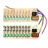 9-way PCB плата 12 В постоянного тока, клеммный блок для переключения питания, электропроводка, светодиодный переключатель ► Фото 3/6