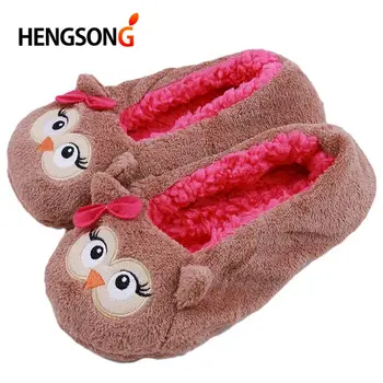 

Short Plush Winter Slipper Women Cotton Bedroom House Home Floor Soft Velvet Indoor Slippers Girl Ladies Flat Shoes