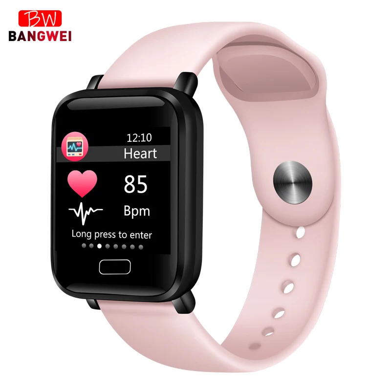 

LIGE Smart Watch Women Smart Bracelet heart rate Monitor fitness Tracker Information Reminder Waterproof Smart Sport wristband