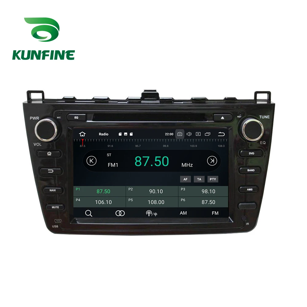 

KUNFINE Quad Core 2GB RAM Android 8.1 Car DVD GPS Navigation Multimedia Player Car Stereo For MAZDA 6 2008-2012 Radio headunit