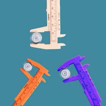 80mm Plastic Caliper Accurate Measurement Tools Standard Vernier Caliper Jade Measurement Ruler Promotional Gifts Color Random