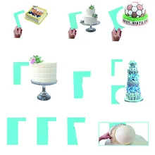 Скребок для помадной массы для торта Крем шпатель край плавное лезвие инструмент для украшения выпечки дропшиппинг Apr01