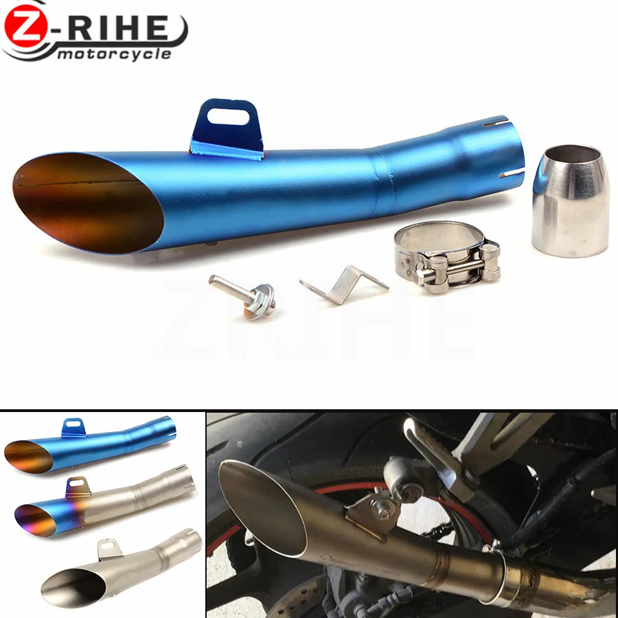 for Universal 36-51mm Motorcycle Accessories cnc Exhaust Stainless Steel Motorbike Exhaust Pipe for BMW F800R F 800R f 800 r f80