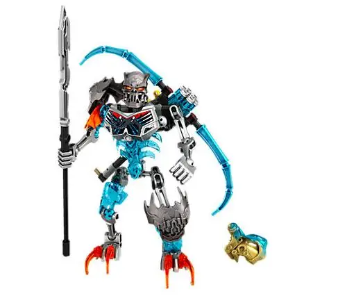

BionicleMask of Light XSZ 710-1 Children's Skull Warrior Bionicle Building Block Toys Compatible With Legoings 70791