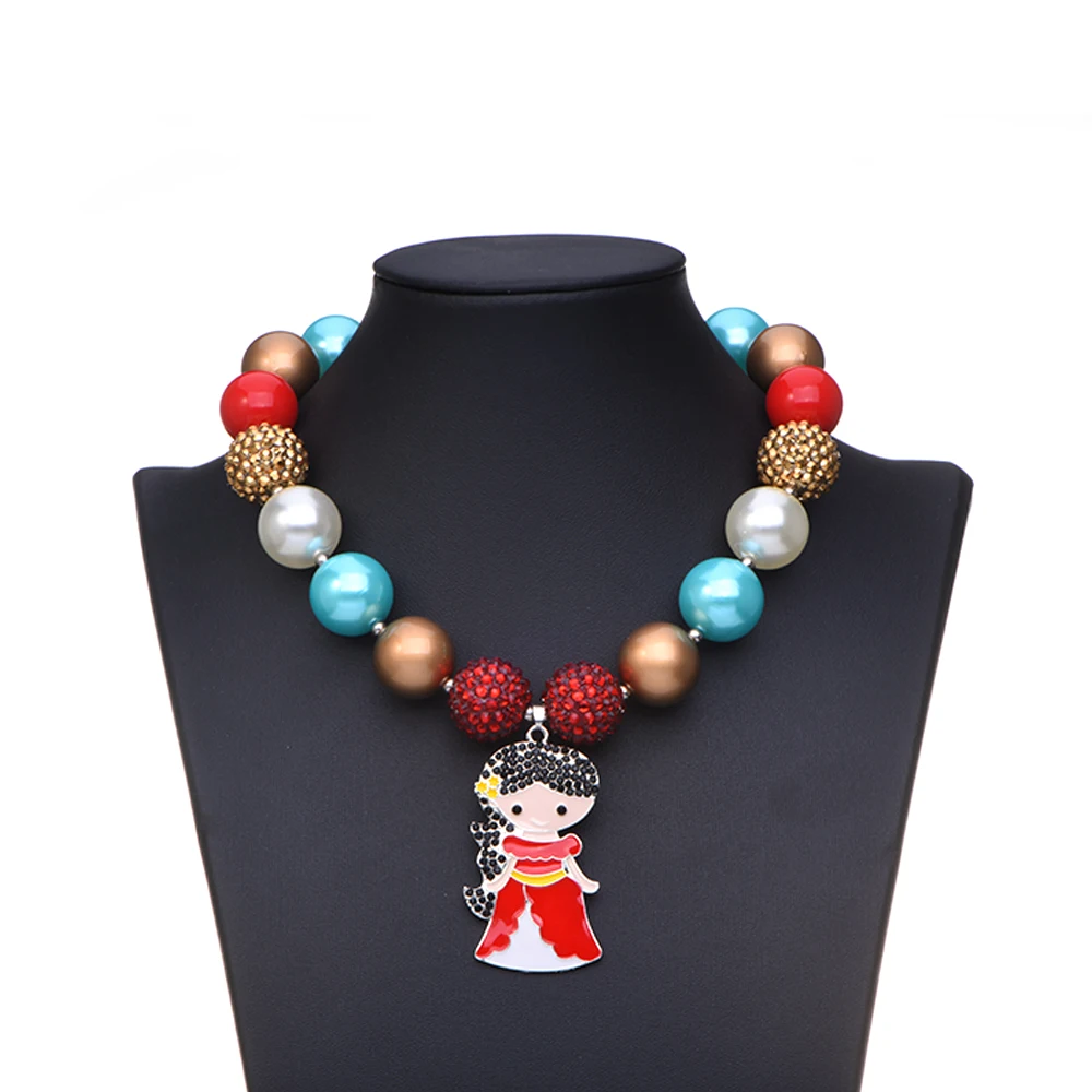 Кулон Elena of Avalor массивное ожерелье Пузырьковые браслеты с резиновой вставкой
