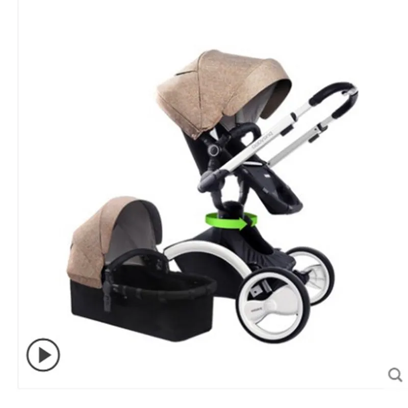 

High-view baby stroller Neonatal shock-proof folding baby stroller can sit and lie down bb stroller