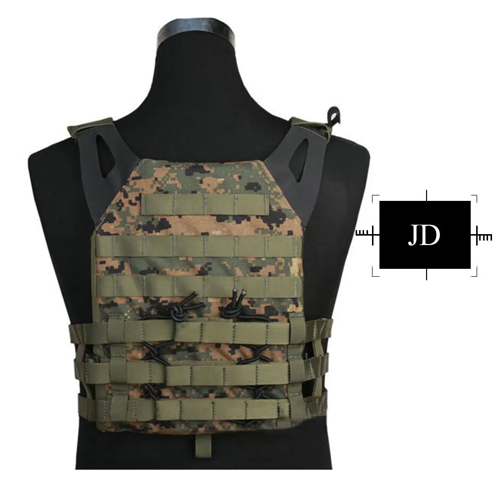EMERSONGEAR Tactical Vest MOLLE JPC Vest Airsoft Paintball Molle Vest Chest Protective Plate Carrier Multicam Combat Vest EM7344