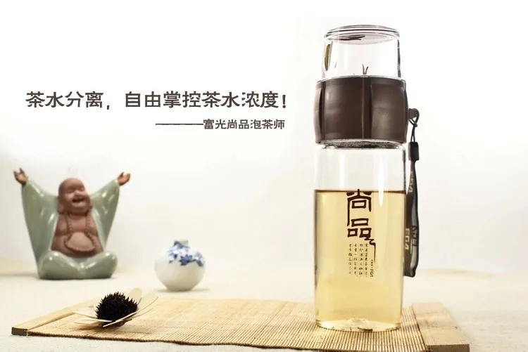 Бутылка для воды высококачественный чай чашки прозрачная бутылка корейский стиль пластиковая чашка для воды посуда для напитков 400 мл
