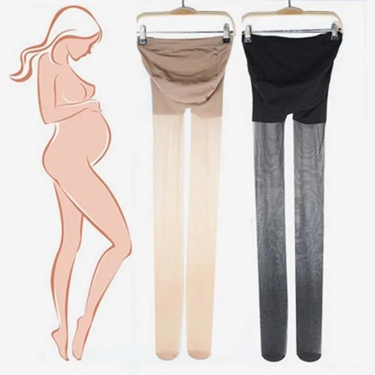 2PCS/LOTS  Pregnancy Clothing Maternity wear spring and summer new ultra-thin pregnant women stockings wholesale stomach lift XL