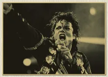 Michael Jackson MJ Singer vintage ROCK old movie paper posters wall chart sticker home decoration 42x30cm