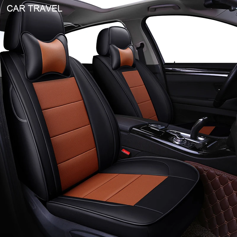 Чехол для автомобильного сиденья из натуральной кожи Volkswagen vw passat polo golf tiguan jetta