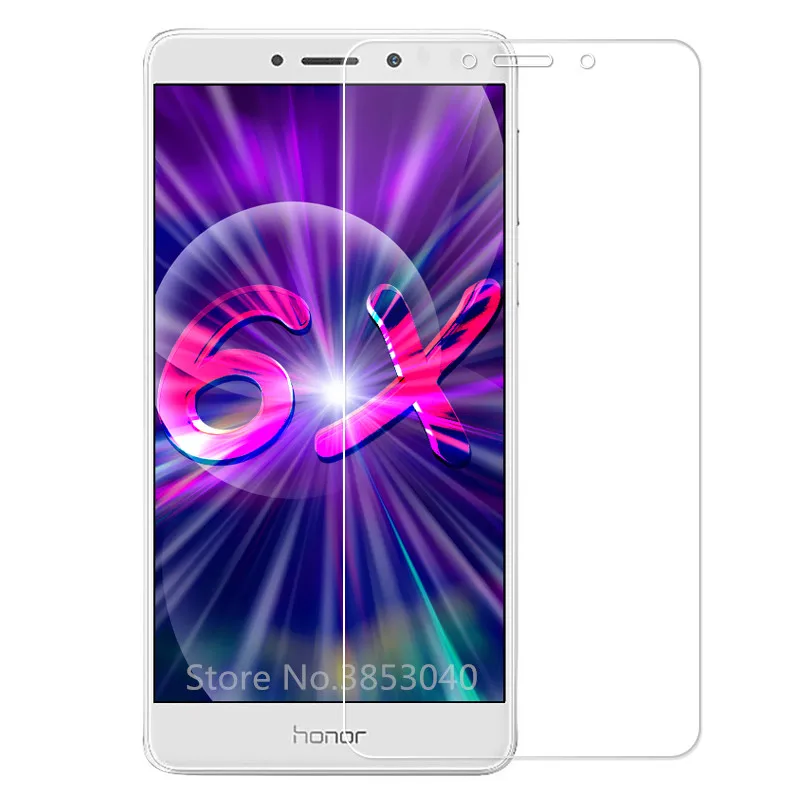 1 шт. закаленное стекло для Huawei Honor 6X ультра-тонкий протектор экрана 6X5 5 &quotпленка |
