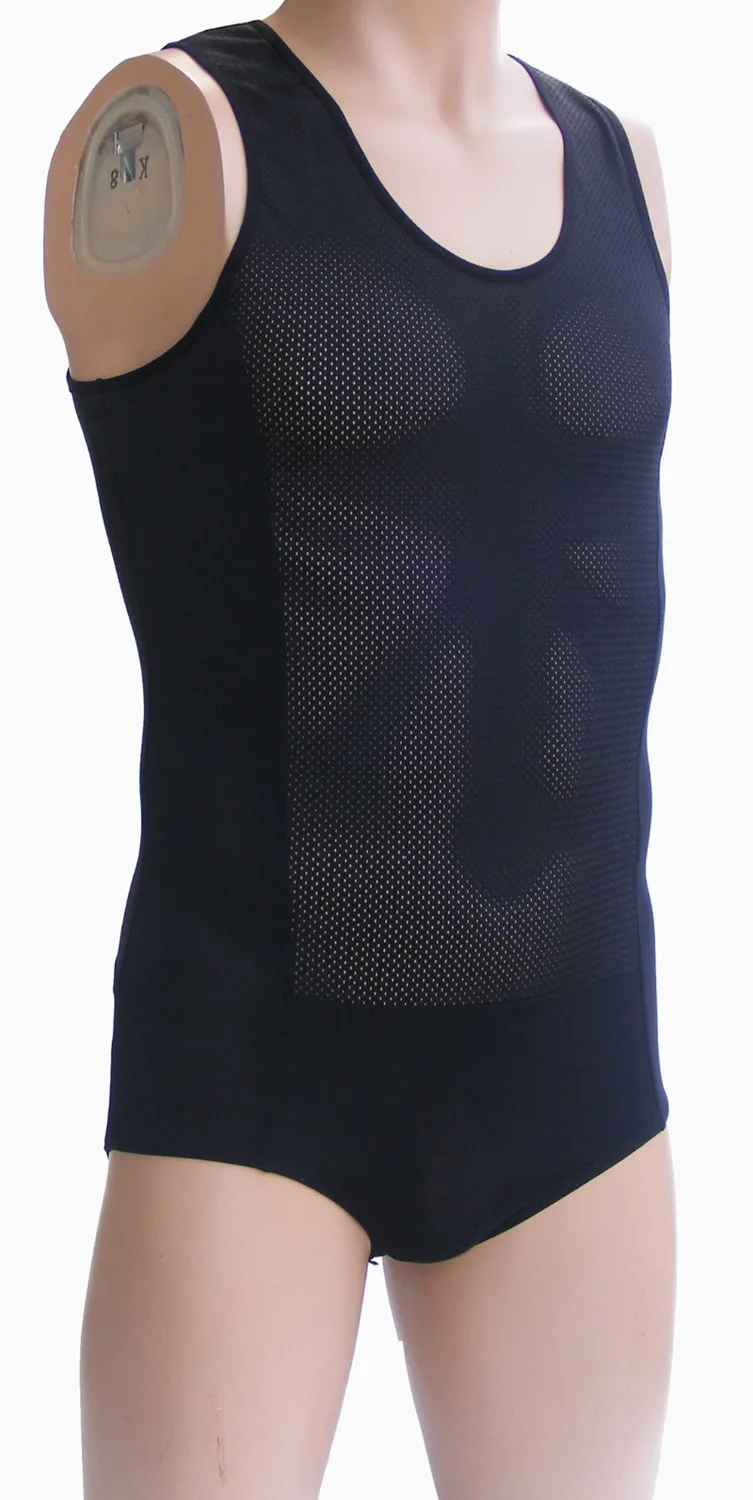 white vest bodysuit