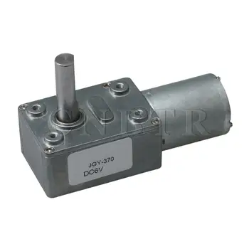 

CNBTR Electric Turbo Worm Gear Motor 8mm Shaft DC 12V 30rpm for Robots JGY370