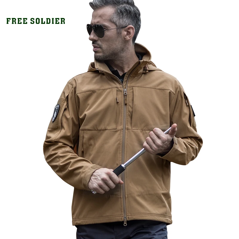 

FREE SOLDIER outdoor sports camping hiking waterproof windproof men's jacket with warm unfasten lining (separately selling)