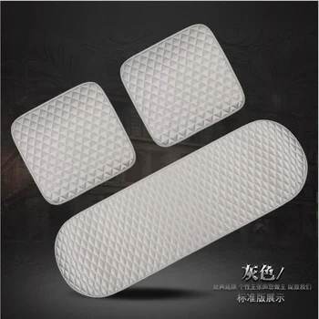 

New anti-skid car seat cushion three-piece suit no backrest Four Seasons General cushion seat cover small three summer cloth