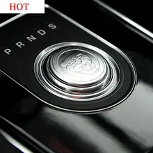 ABS Chrome Шестерни ручка переключения крышка украшения отделочный стикер для Jaguar XF XE XJ XJL F-темп X761 2016 автомобильные аксессуары
