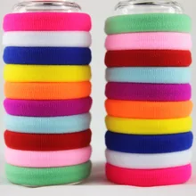 isnice Girl Candy Color Rubber band Fashion high elastic hair rope ties headband gum girl Hair