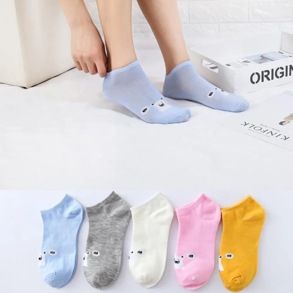 

1Pair Funny Socks Women Comfortable Solid Cotton Sock Slippers Short Ankle Socks Harajuku Calcetines Mujer Meias Streetwear