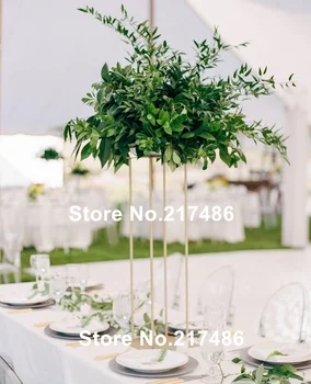 

New style gold table centerpieces flower arrangement stands for weddings