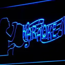 I843 караоке Поющая леди Дисплей Бар Декор неоновый свет знак включения/выключения 20+ цвета 5 размеров