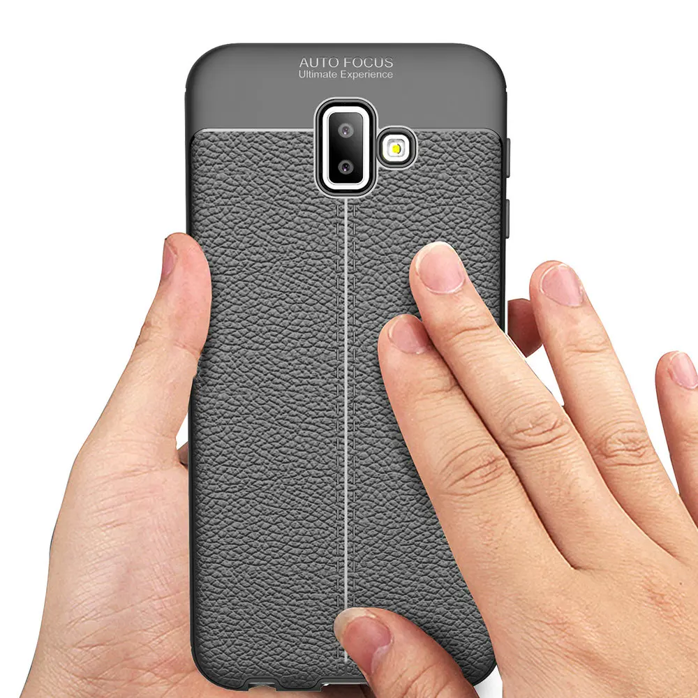 50 шт./лот для Galaxy J2 Core TPU чехол Lichee Rugger Armor Brushed гелевый Чехол Samsung J6 Plus 2018 S01|Бамперы| |