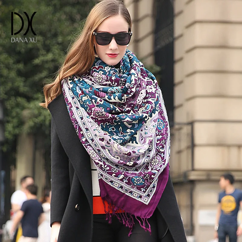 Cena Moda luksusowa marka Pashmina Echarp kaszmirowy szalik Wrap ciepły szal zimowy szalik panie szaliki frędzle długi szal do opatulania się Pashmina
