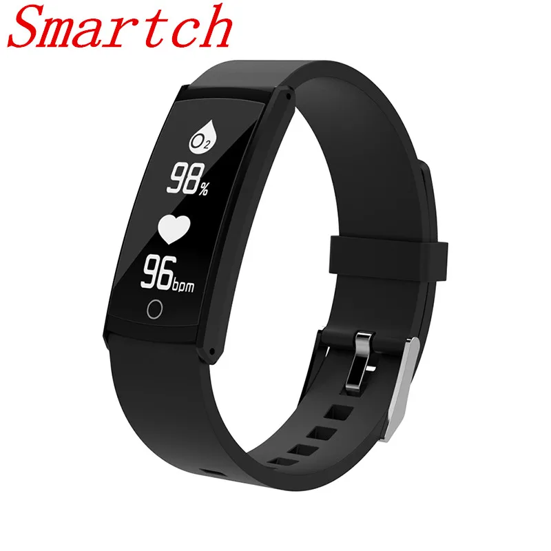 Smartch S6 IP67 Waterproof 0.96 inch OLED Smart Bluetooth bracelet Heart rate Sleep monitoring Message push for Andro | Электроника