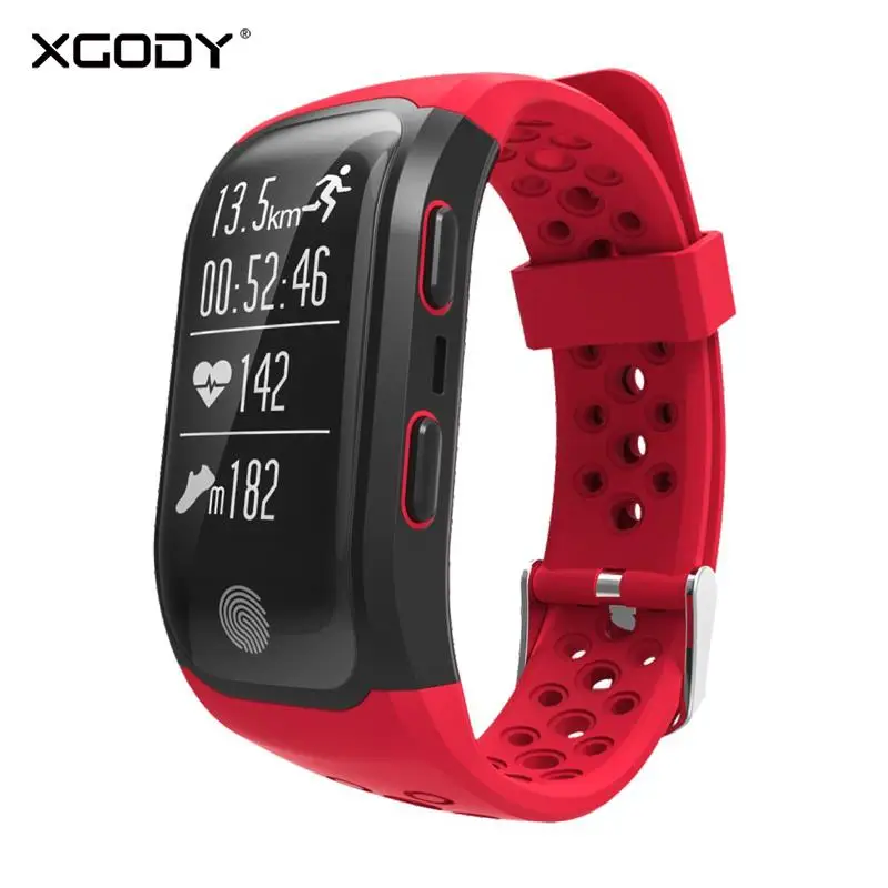 XGODY S908 Smart Watch Waterproof IP68 Heart Rate Monitor Sedentary Reminder Smart Sport Band GPS Smartband Connect IOS Android