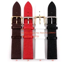 NOUVEAU Ultra-mince Lézards Grain Montres Bande Sangles 12 14 16 18 20mm en acier Inoxydable broches dployment fermoir Bracelets Diy libre outils